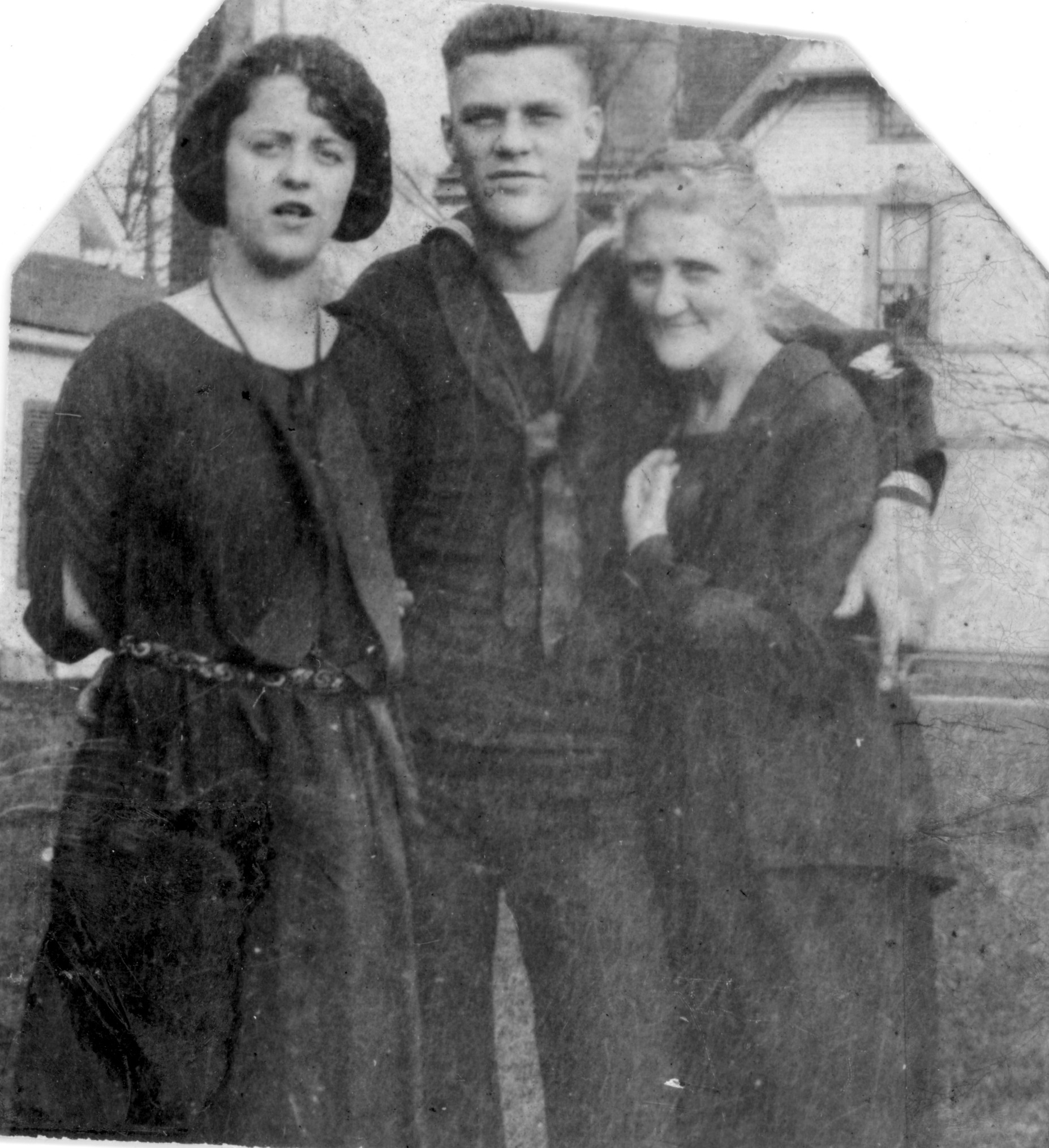 Henrietta Murray with her grown children