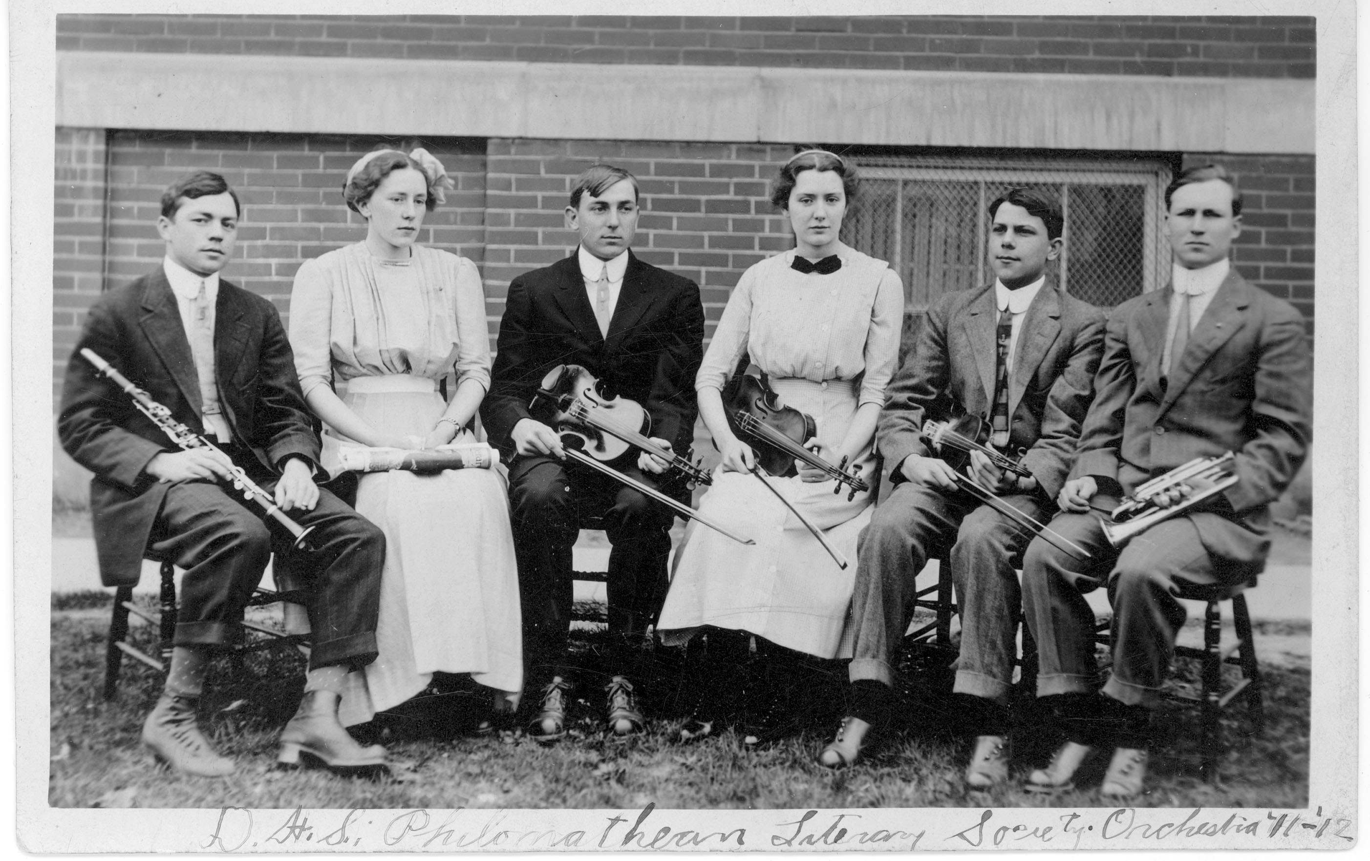 James F. Logsdon with orchestra
